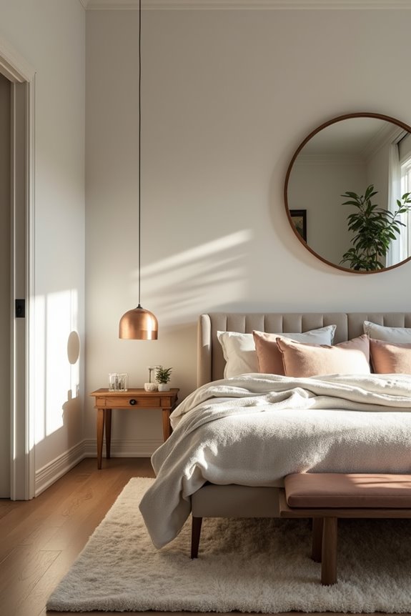 avoid mirrors opposite bedroom door