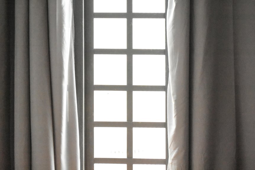 blackout curtains reduce cold transfer