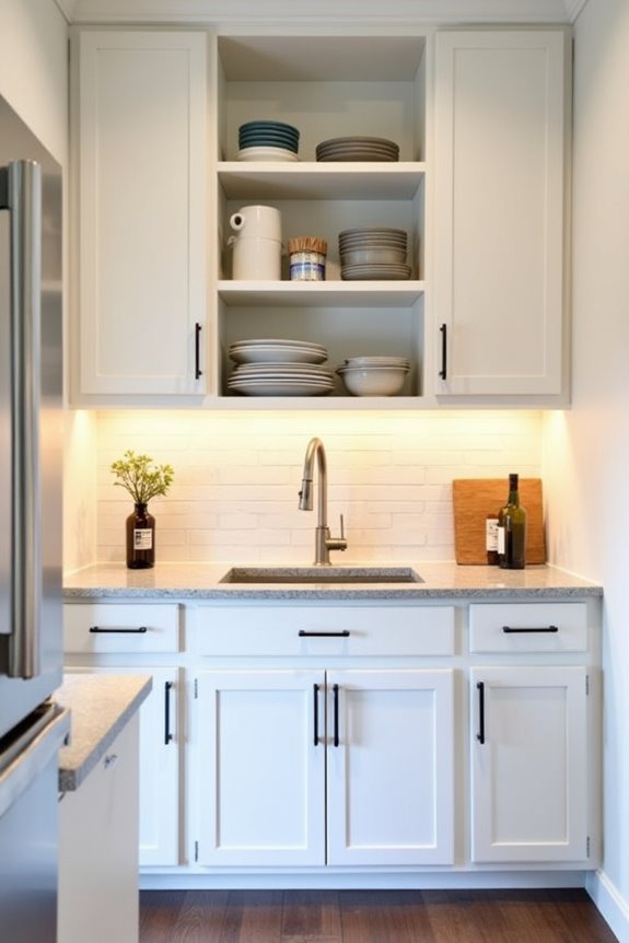 budget kitchen remodel cabinets counters layout