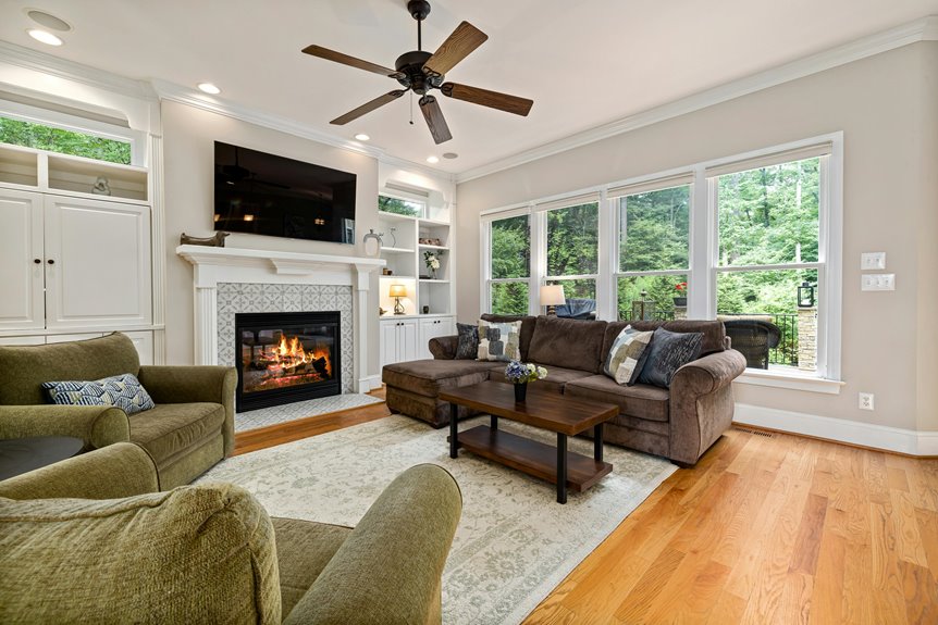 ceiling fan size requirement details