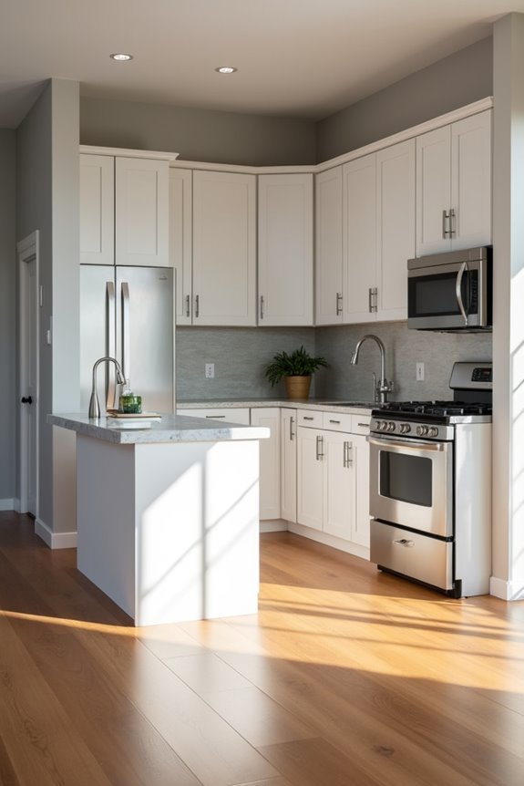 compact 10 10 kitchen layout challenges