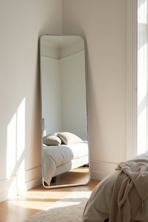 corner mirrors amplify light