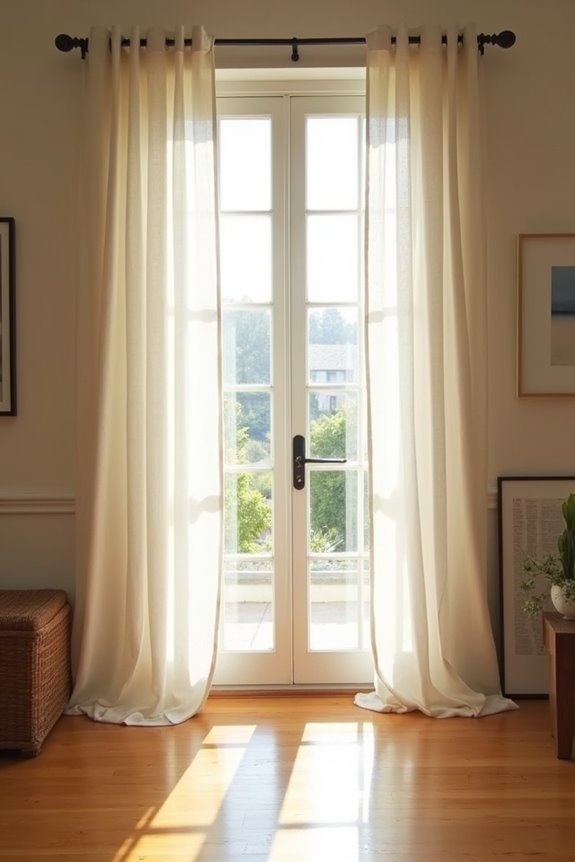 curtain hardware placement proportions lighting