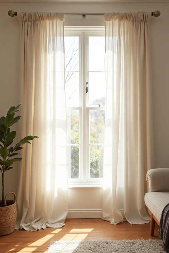 curtain length shapes room mood