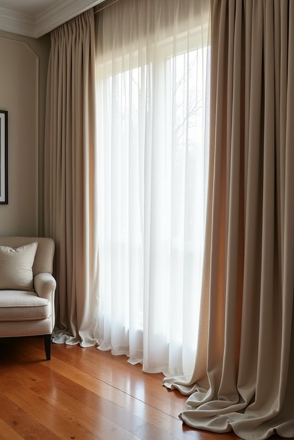 curtains width equals fullness