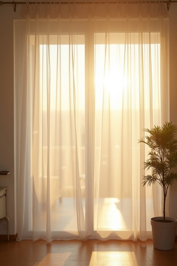 dense daylit privacy through tight weave fabrics