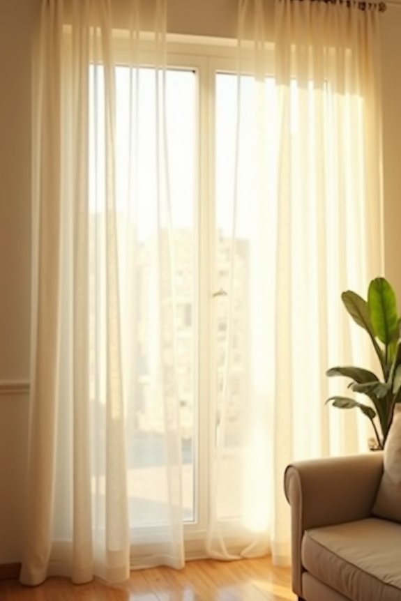 double layer sheer daytime privacy solution
