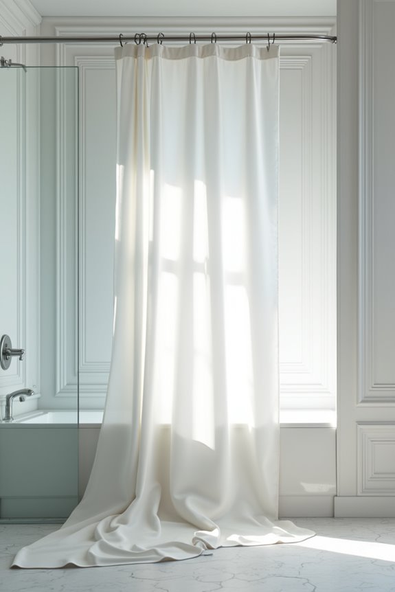 extra long shower curtain options measurements