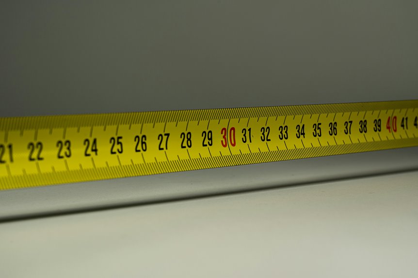 five standard room lengths in meters