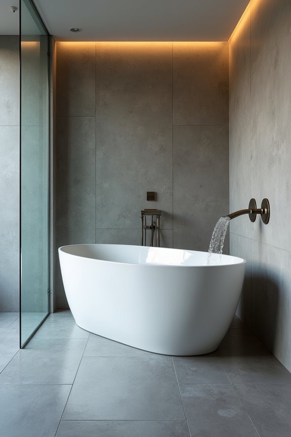 freestanding tub as focal point