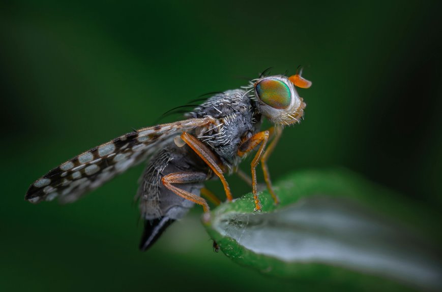 fruit flies invading bathroom area