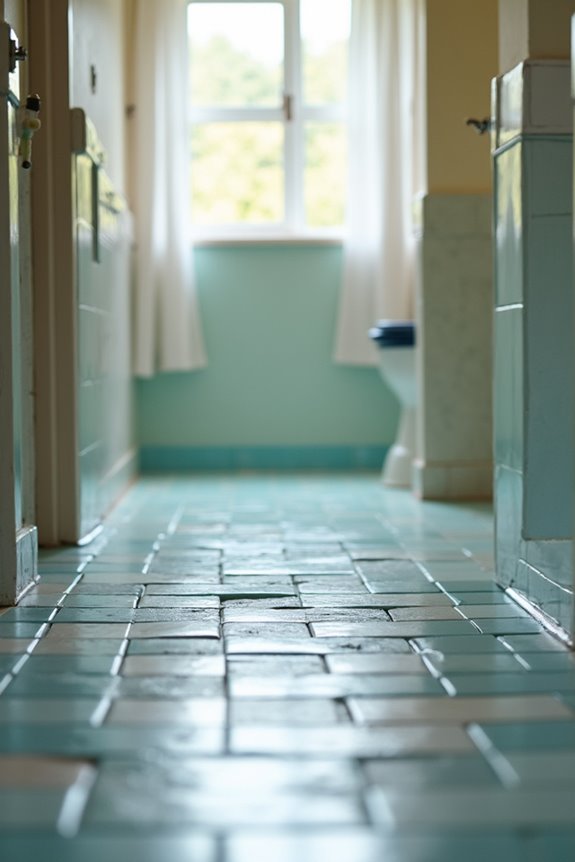 gentle care preserves painted tiles