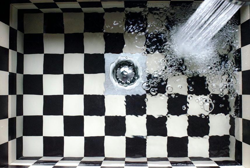 gurgling sink during drainage