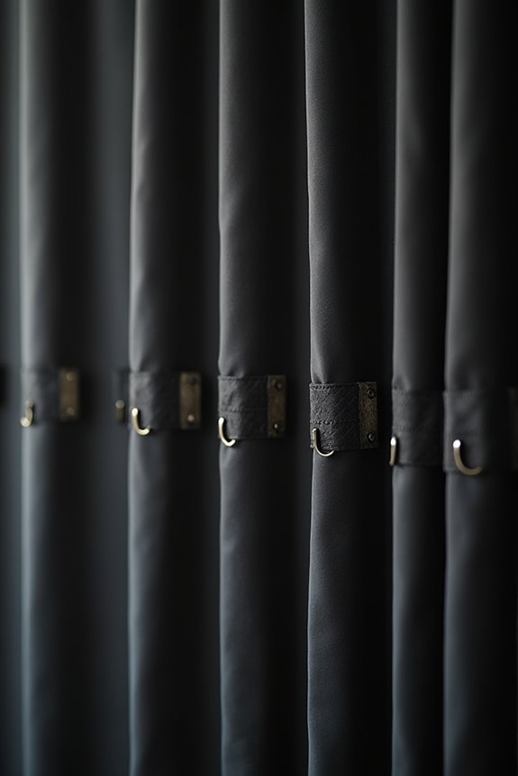 knife pleats require precise ring spacing