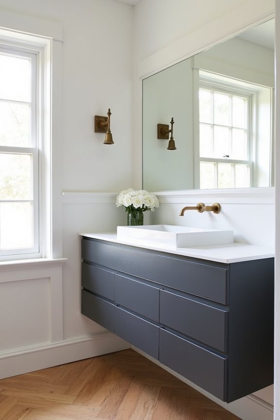 match vanity to home s architecture