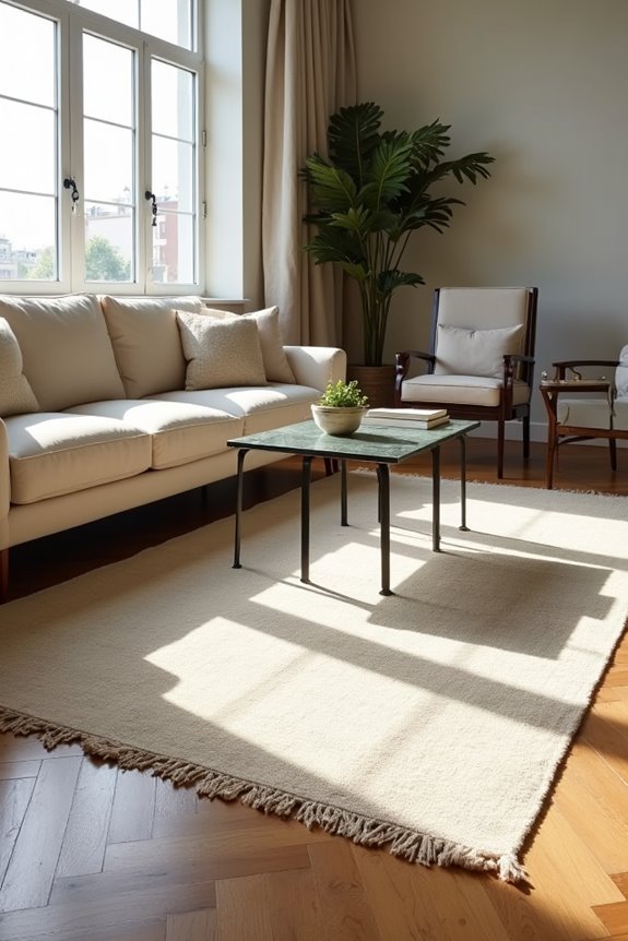 mock rug placement mock up feasibility