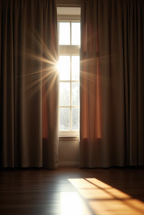 overlap curtains at bottom seals