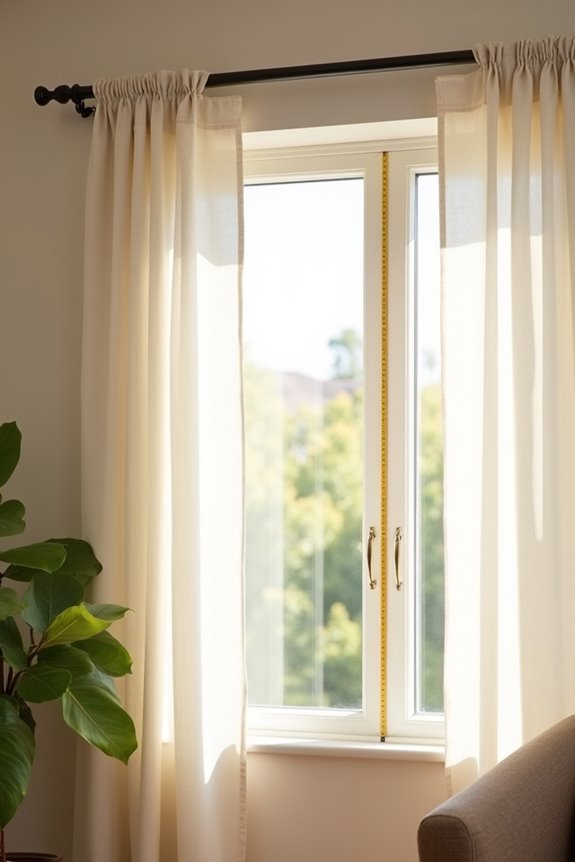 rod placement guides curtain width