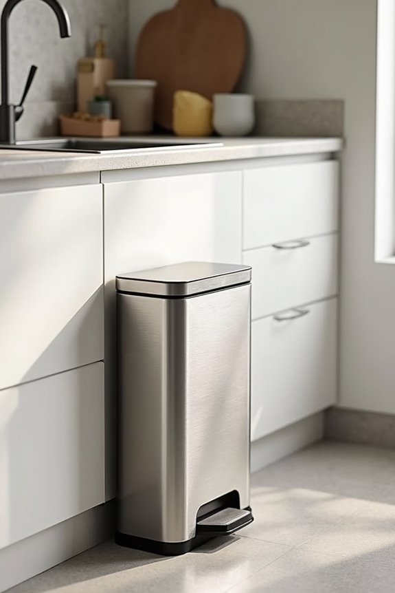 What Size Kitchen Trash Can Do You Actually Need? 13 simplehuman can leak free secure smooth lid versatile