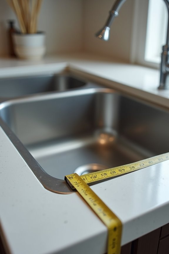 How Are Kitchen Sinks Measured in 10 Steps 4 sink width measurement method top mount vs undermount