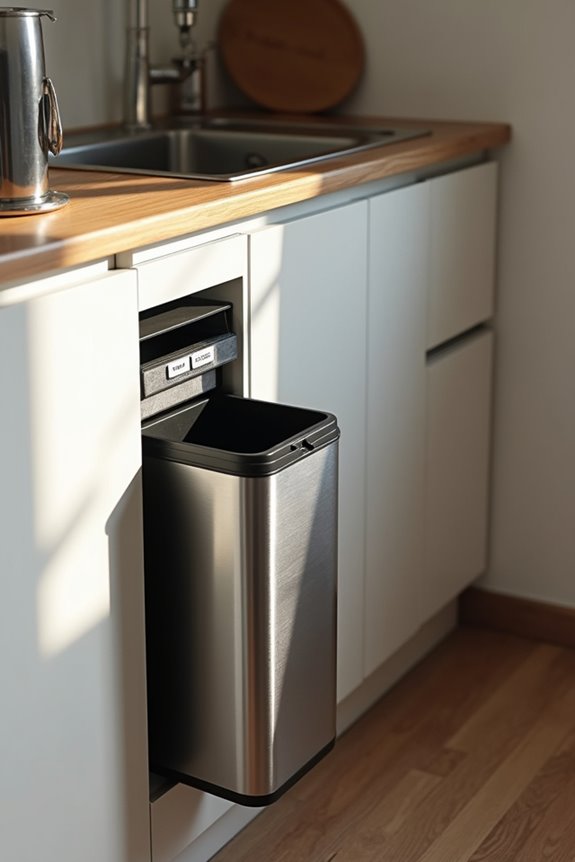 What Size Kitchen Trash Can Do You Actually Need? 10 slim 7 10 gallon slim profile kitchen trash can