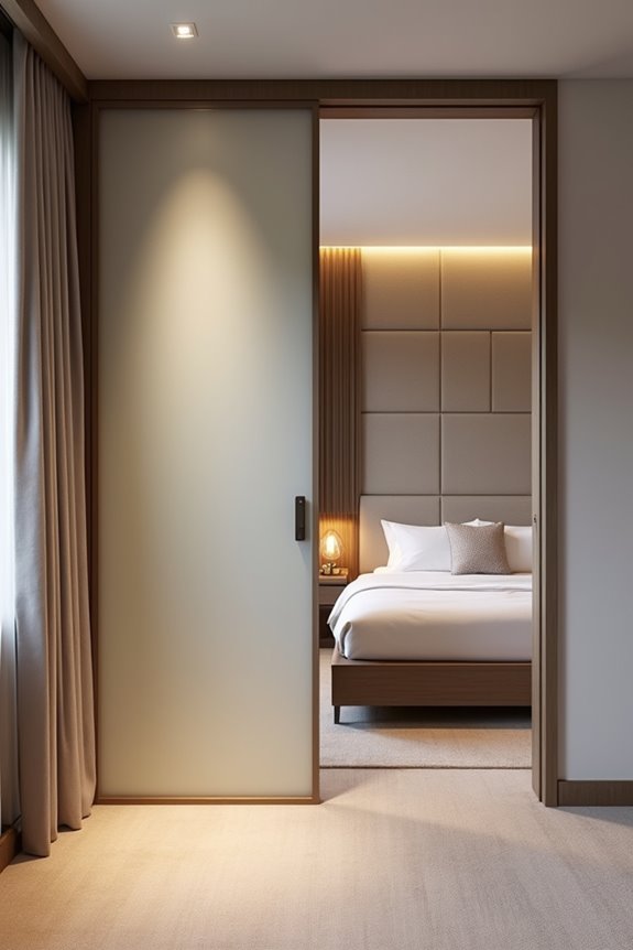 soundproofed partitioned quiet zones