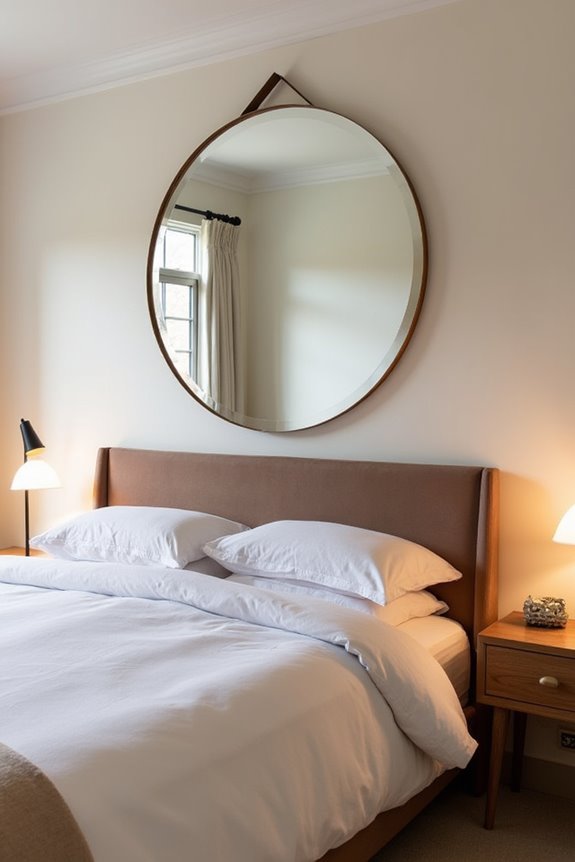 statement wall mirror elevates space balance