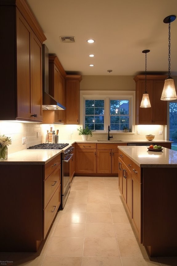 strategic task lighting zones