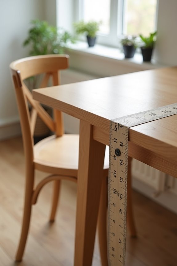 How High Is a Standard Kitchen Table? 2 ten inch dining height rule alignment
