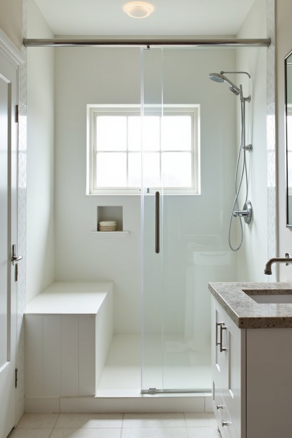 three quarter bathroom layout options