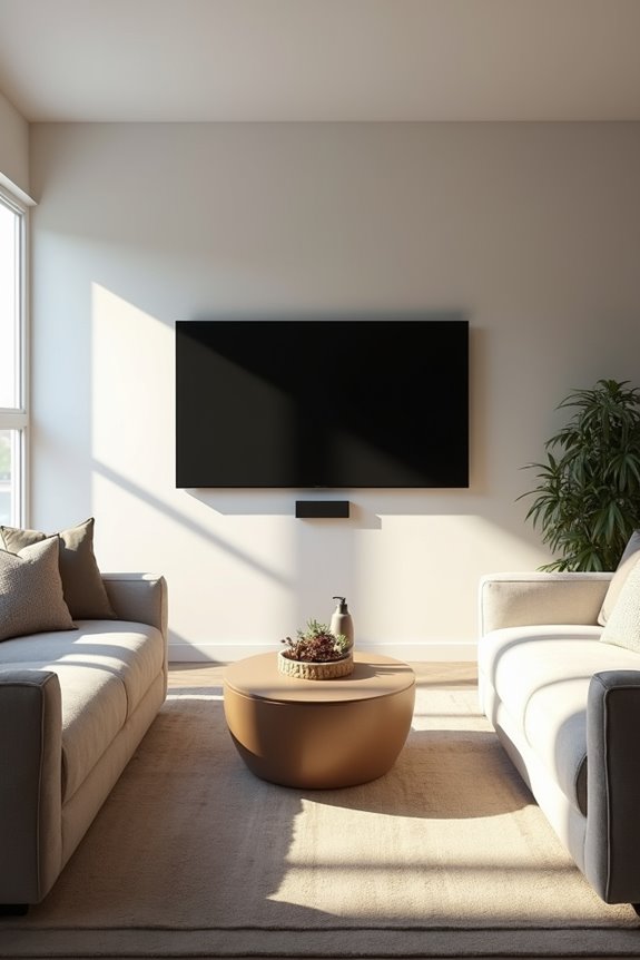 7 Tips for Finding the Best Place to Put Your TV in the Living Room 5 tv away from main traffic lanes