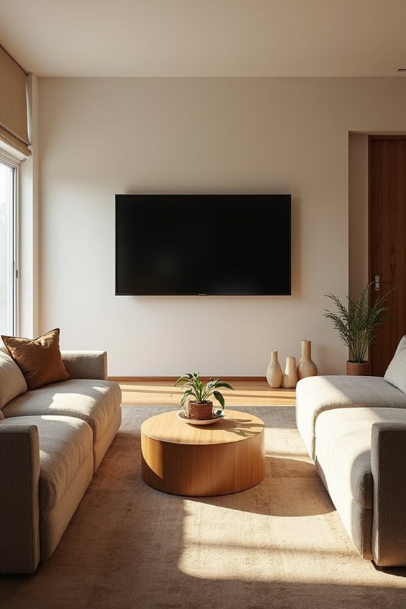 7 Tips for Finding the Best Place to Put Your TV in the Living Room 7 tv viewing harmony through seating flow