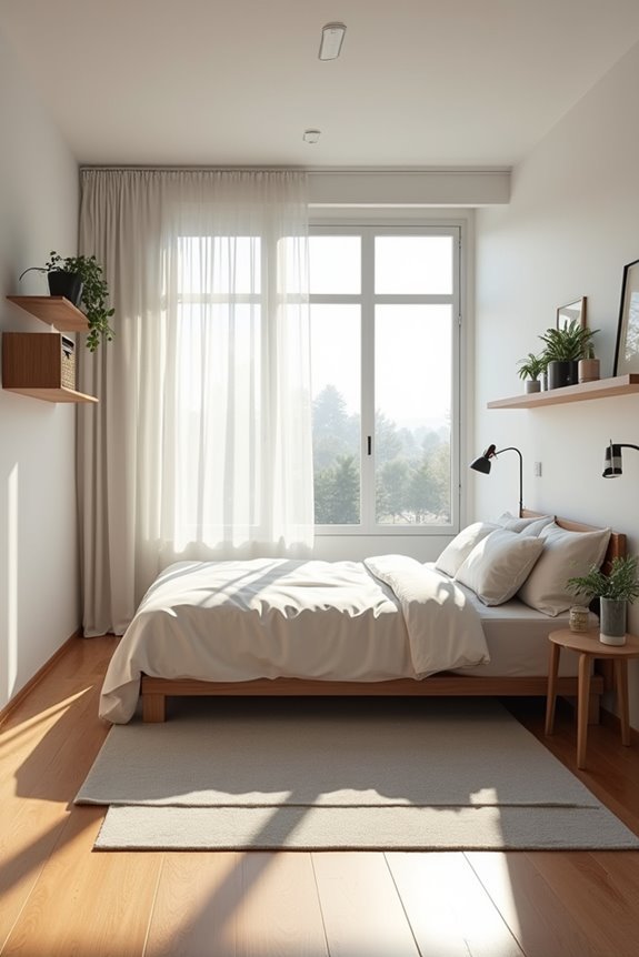 vertical storage frees crowded bedrooms