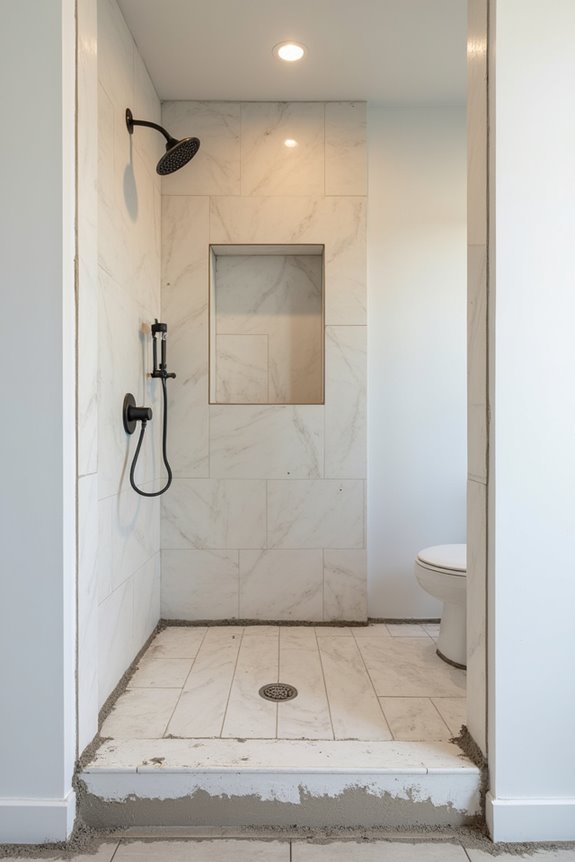 waterproofing shower pan leaks test